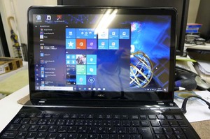 Windows10にアップグレード NEC LS550/H 那珂市