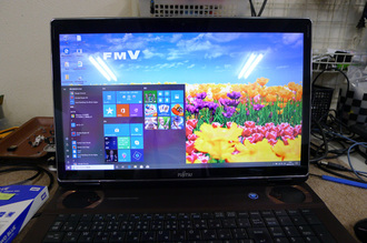 Win10にアップ 2011年モデル 富士通NH77/CD 那珂市