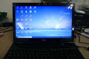 水被り 富士通Lifebook AH45/K 水戸市