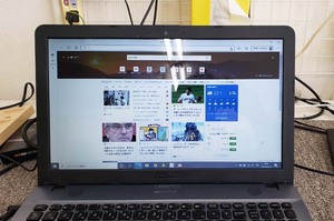 液晶パネル割れ ASUS F541S 水戸市法人様