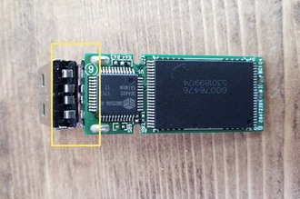 折れたUSBメモリーデータ復旧