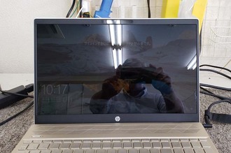 画面真っ暗 HPノートパソコン 水戸市