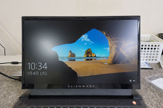 DELL ALIENWARE M15 R3 液晶パネル割れ