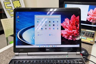 起動するも画面真っ暗 NEC LL870WG 水戸市
