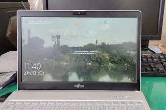 液晶パネル割れ修理 富士通 SH75/C3 笠間市