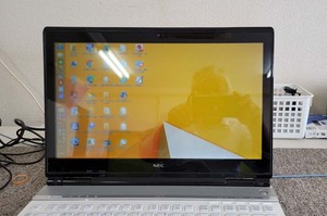 電源入るも画面映らず NEC LL750TSW 水戸市