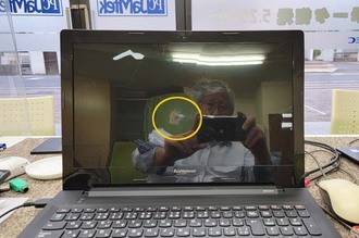 液晶パネル割れ修理 LENOVO G50 小美玉市