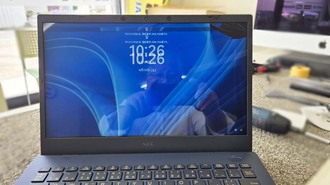 水戸市 液晶パネル割れ修理依頼 NEC N1475AL 