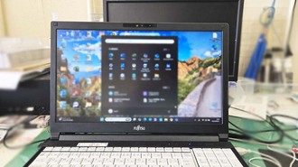 富士通ノートパソコン2台 Windows11へアップグレード 水戸市法人様