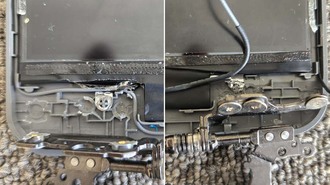 Lenovo Ideapad 右側ヒンジ部分破損だったが左側も...。水戸市