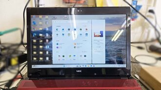 起動に約3分 2016年モデル NEC PC-NS700FAR-KS OSアップ 高速化で大幅改善