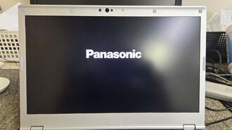電源を入れると「Panasonic」メーカーロゴだけ 中古購入1年弱でSSD故障