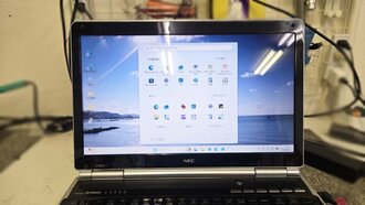 発色不良 複数横ライン 3013年製 NEC PC-LL750ES 水戸市